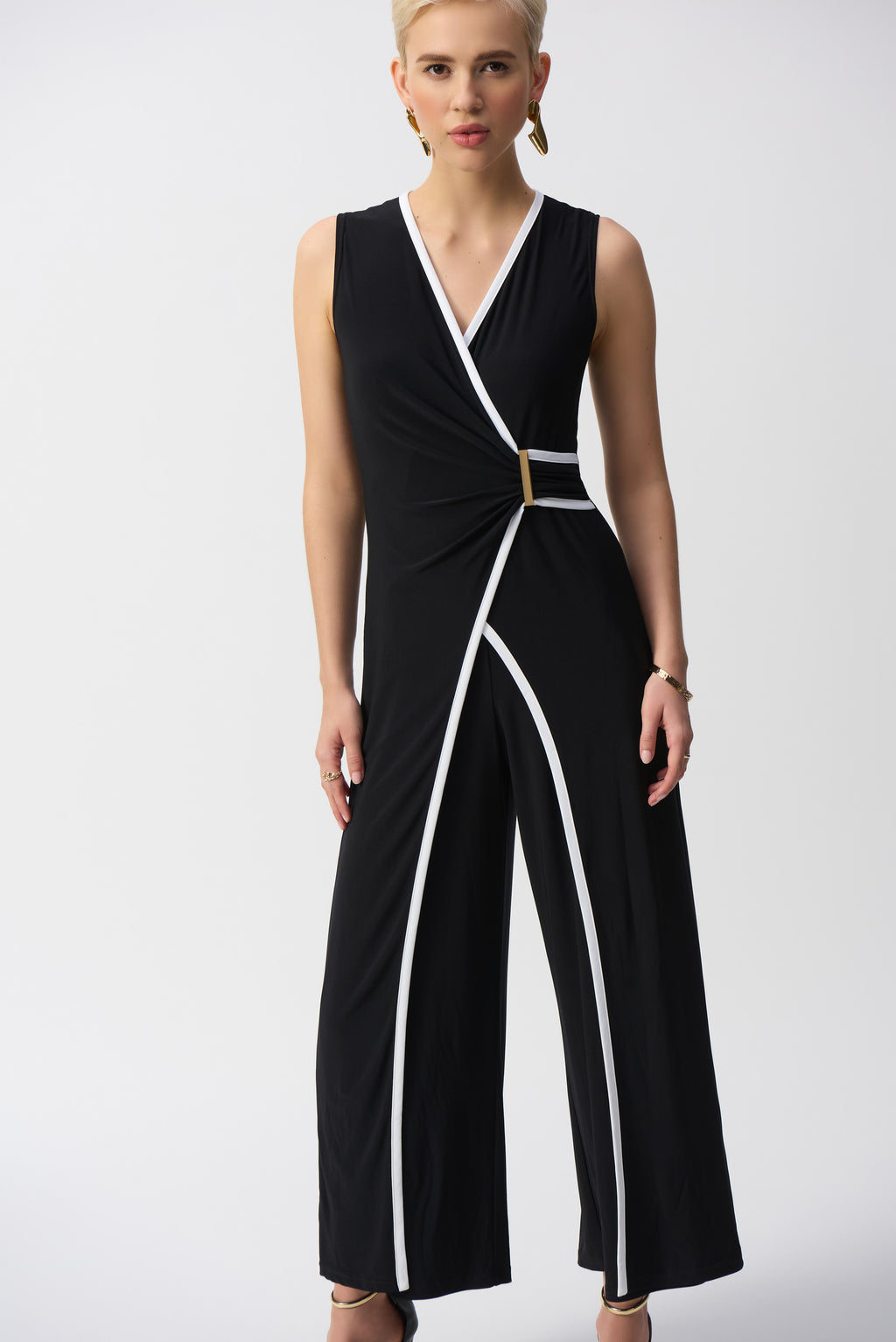 Jumpsuits zonder mouw zwart Joseph Ribkoff