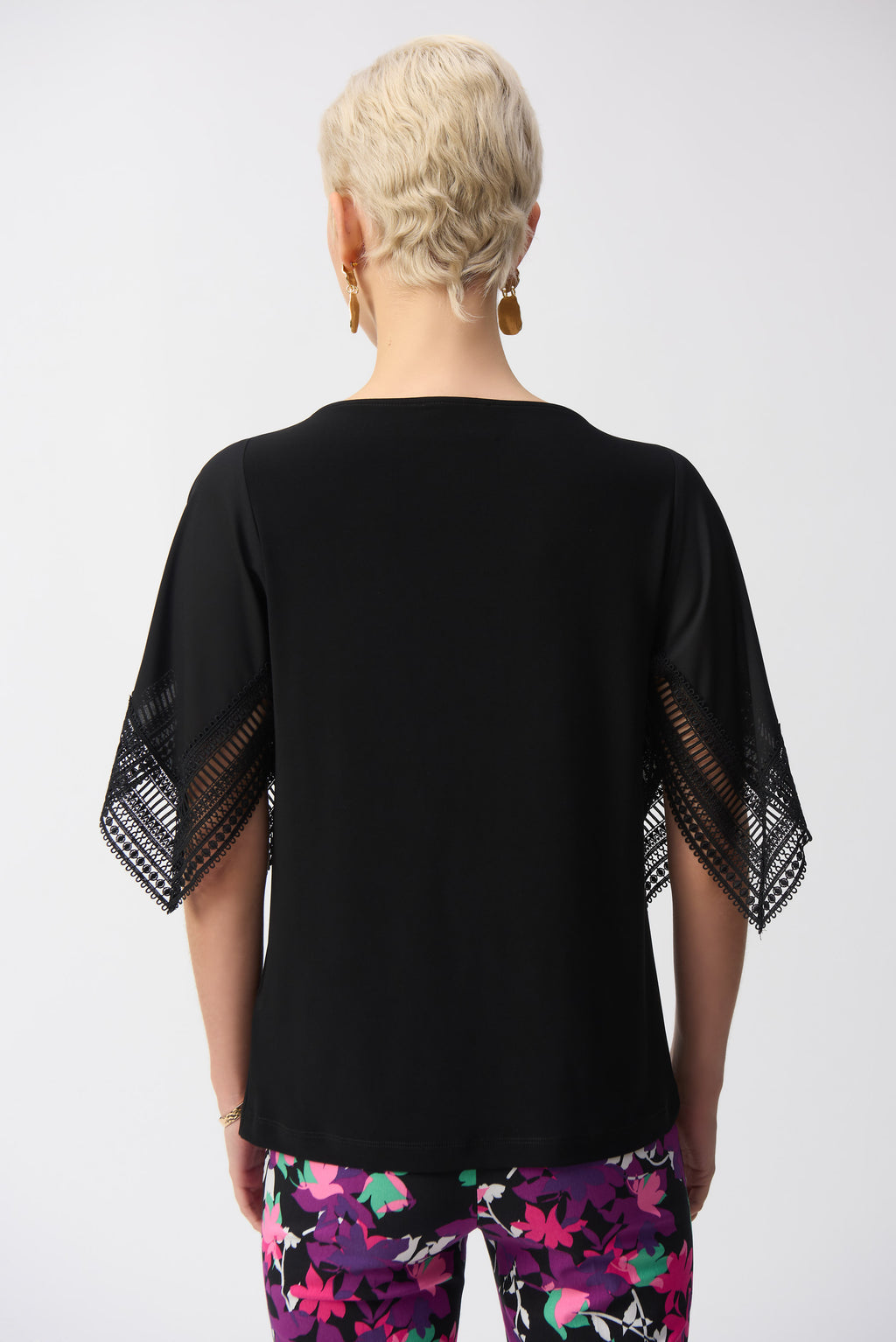T-shirts korte mouw zwart Joseph Ribkoff