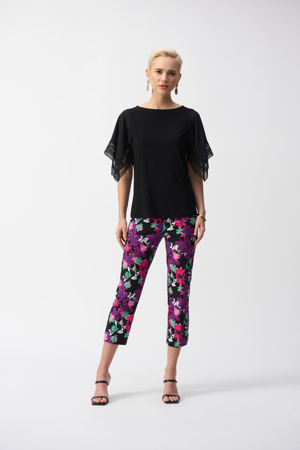 T-shirts korte mouw zwart Joseph Ribkoff