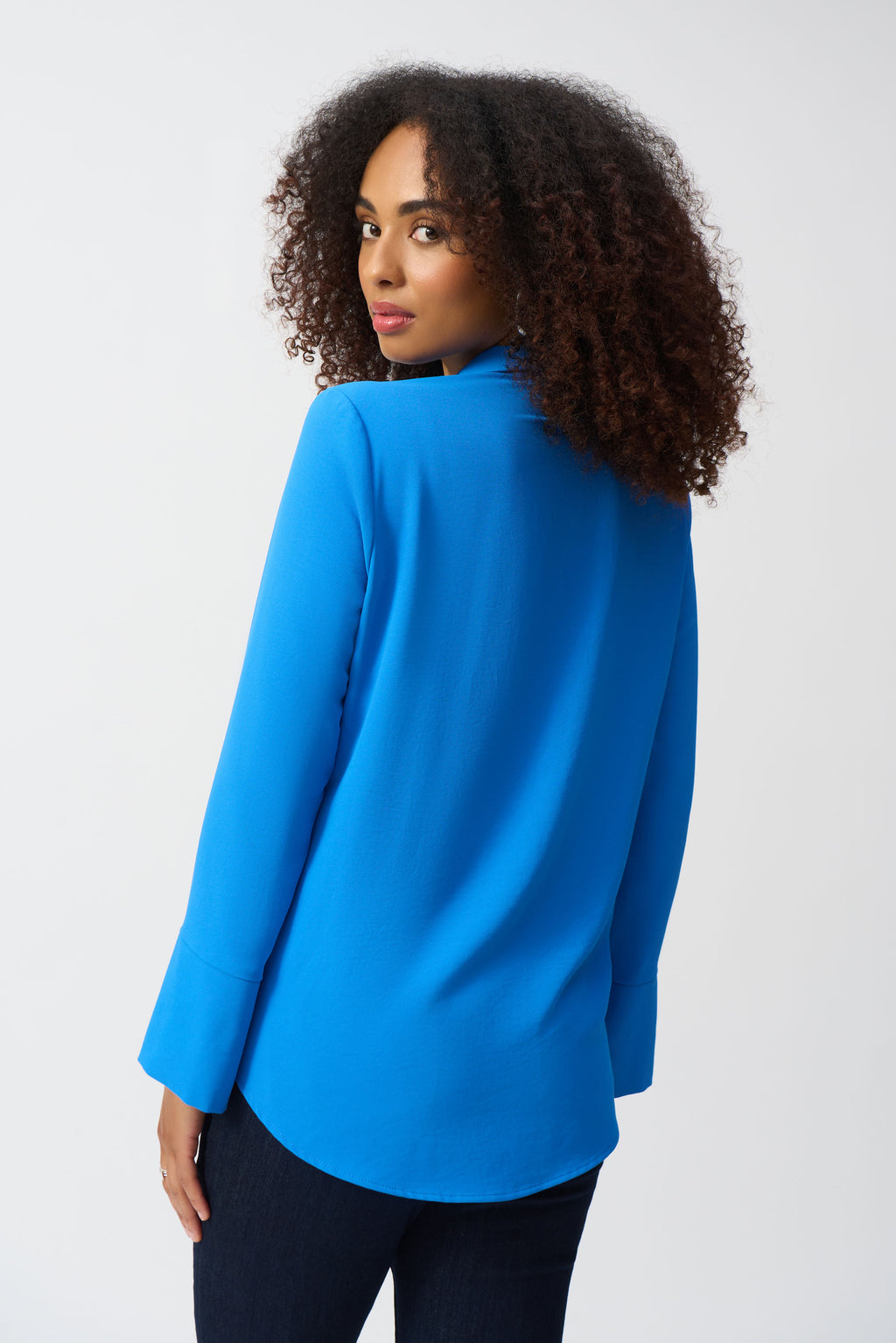 Blouses lange mouw blauw Joseph Ribkoff