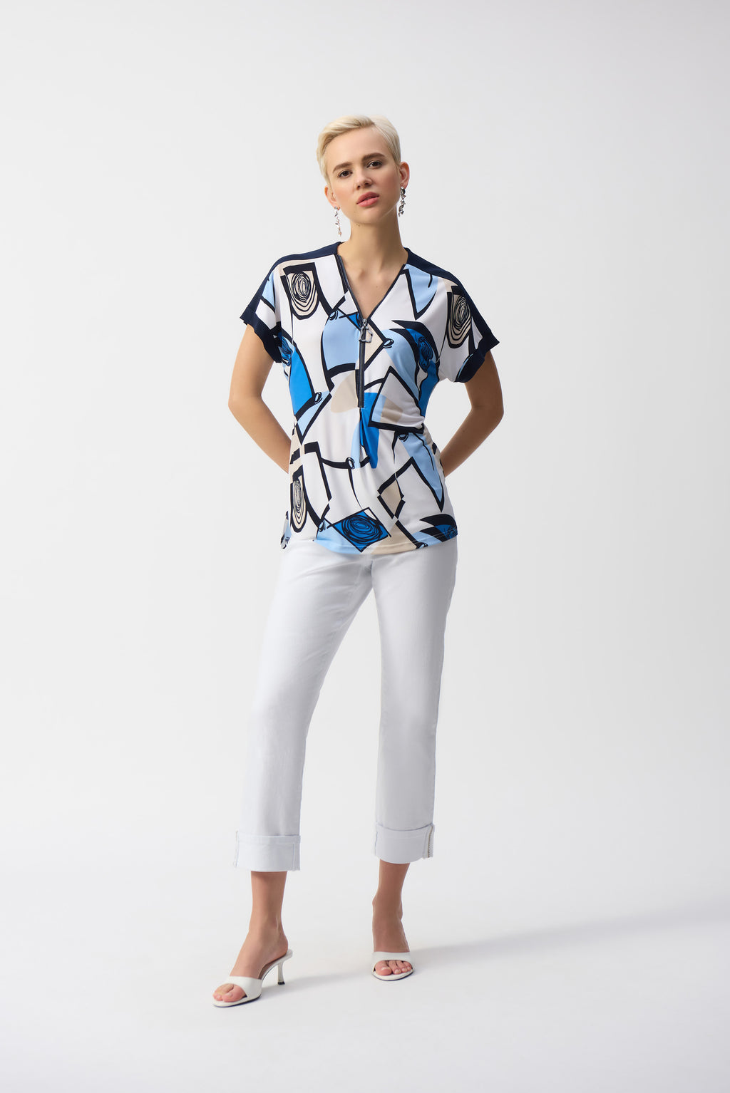 Blouses korte mouw multicolor Joseph Ribkoff