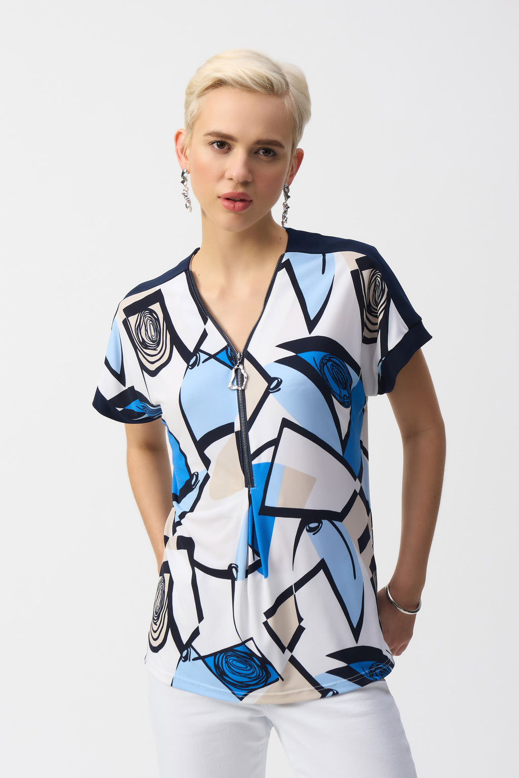 Blouses korte mouw multicolor Joseph Ribkoff