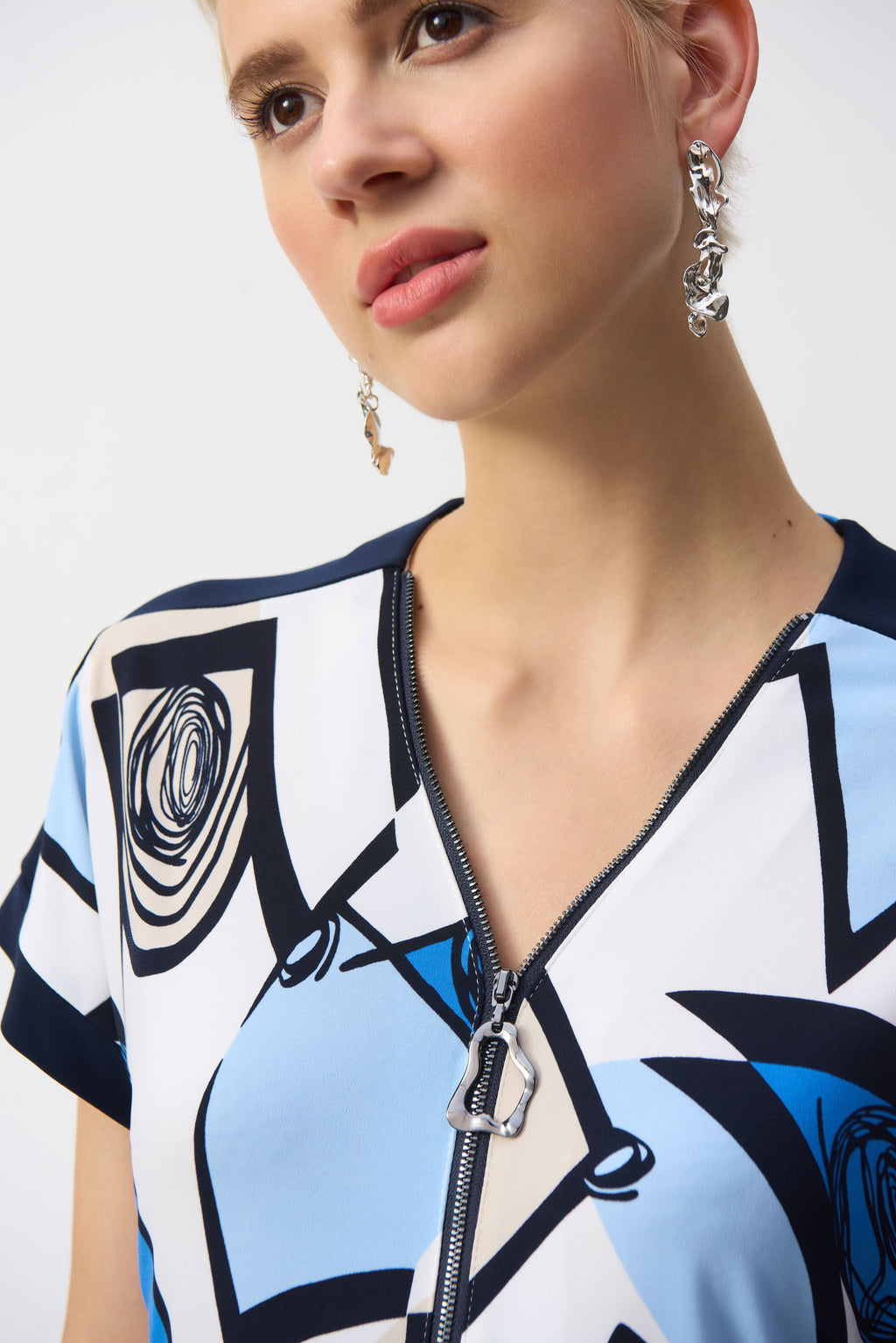 Blouses korte mouw multicolor Joseph Ribkoff