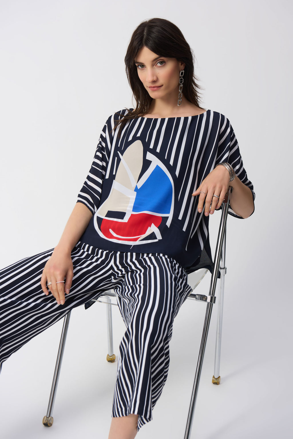 Blouses lange mouw multicolor Joseph Ribkoff