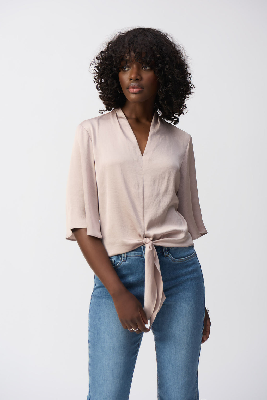 Blouses korte mouw beige Joseph Ribkoff