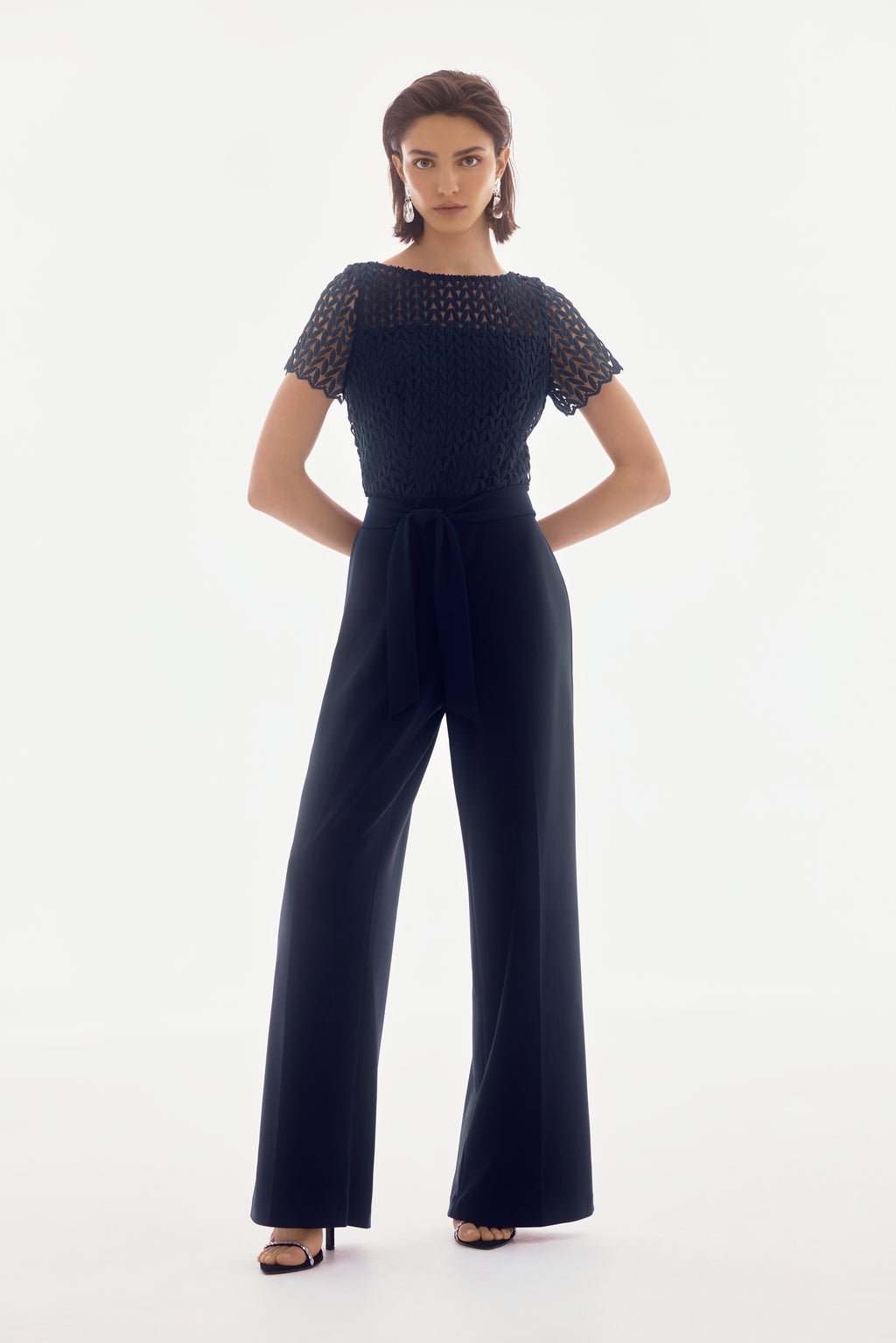 Jumpsuits korte mouw blauw Joseph Ribkoff