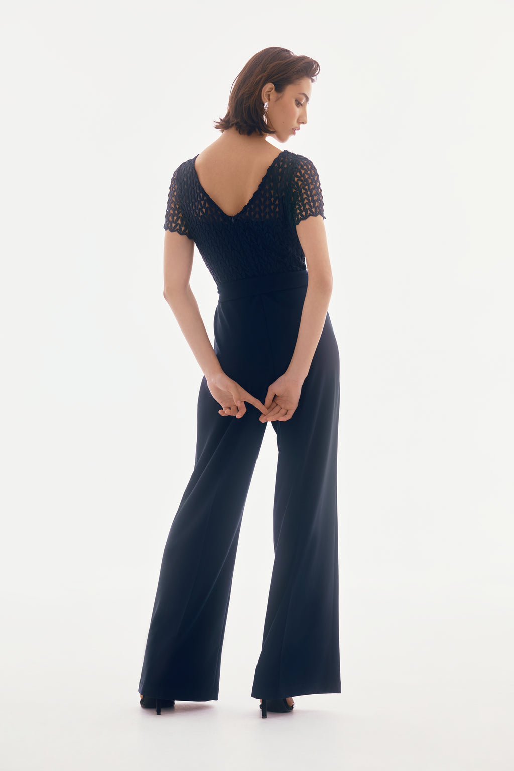 Jumpsuits korte mouw blauw Joseph Ribkoff