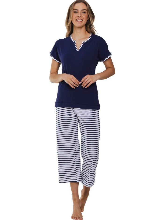 Pyjama's navy Pastunette