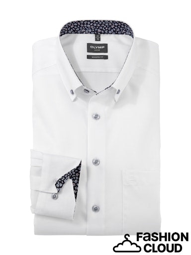 Hemden lange mouw wit OLYMP