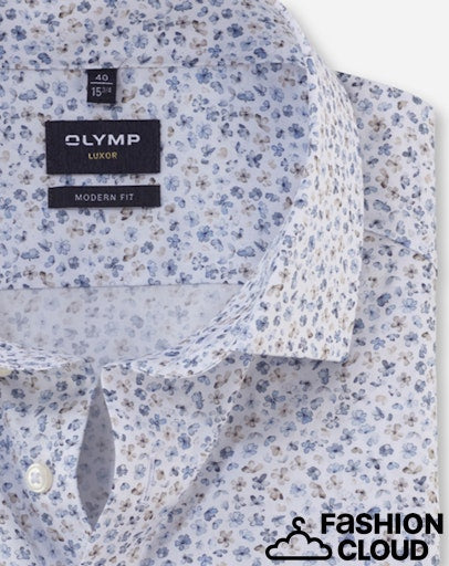Hemden lange mouw wit OLYMP