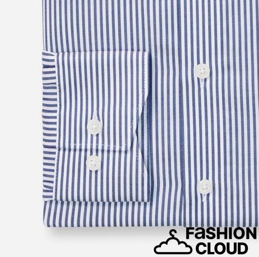 Hemden lange mouw navy OLYMP