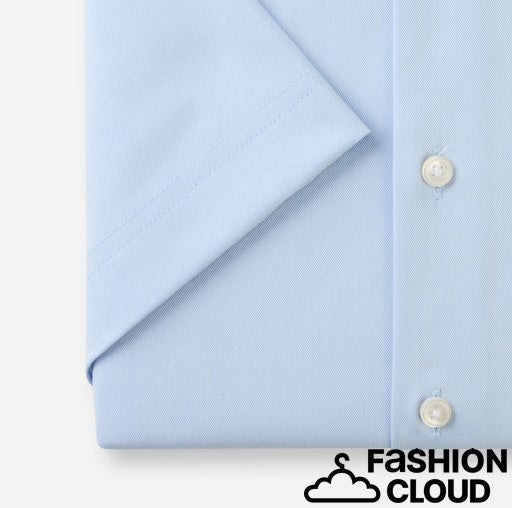 Hemden korte mouw blauw OLYMP