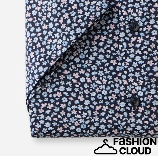 Hemden korte mouw navy OLYMP