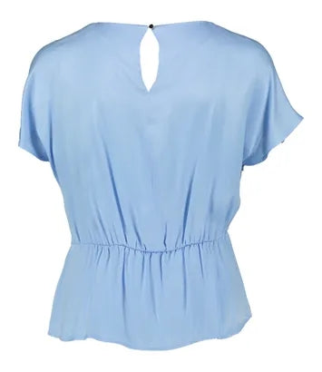 Blouses lange mouw blauw Atmos