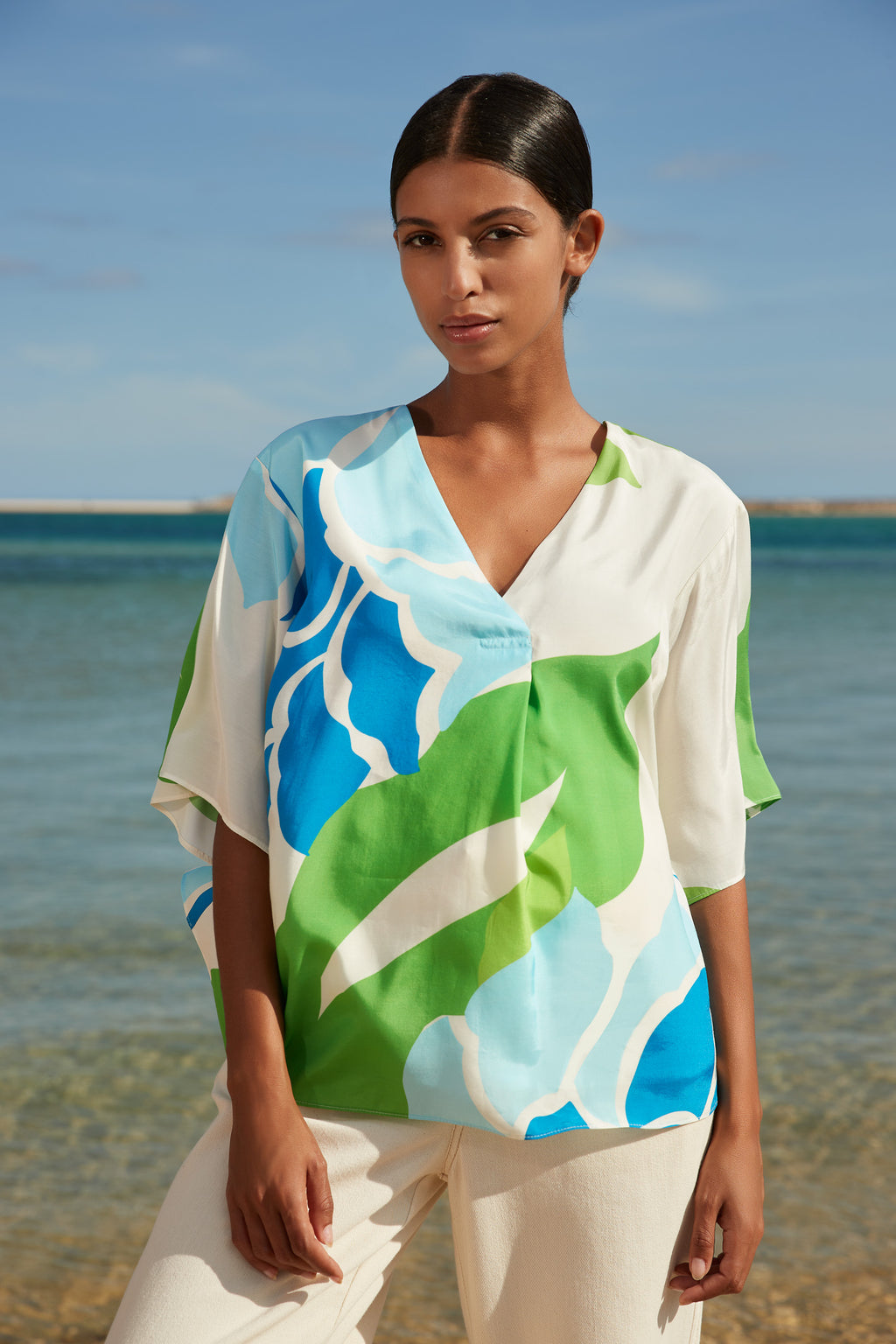 Blouses korte mouw multicolor Atmos