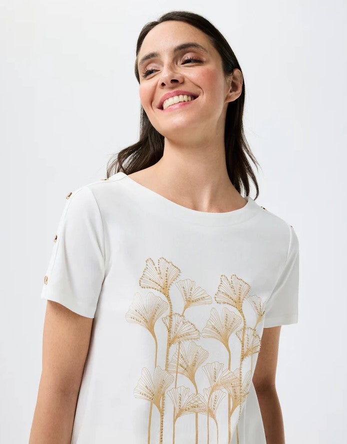 T-shirts korte mouw beige Léo & Ugo