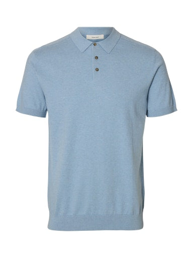 Polo's korte mouw blauw Selected HOMME
