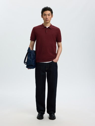Pulls bordeaux Selected HOMME