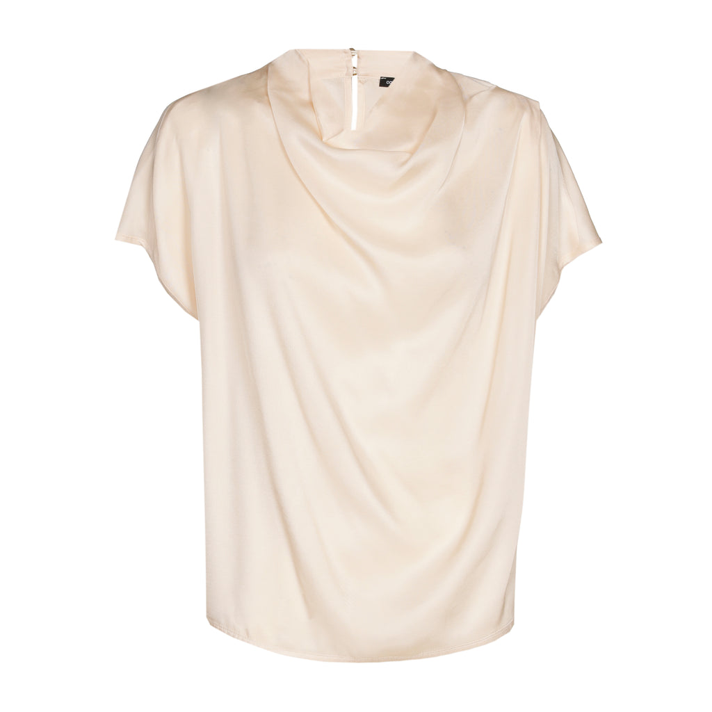 Blouses korte mouw beige Caroline Biss