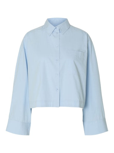 Blouses lange mouw blauw Selected FEMME