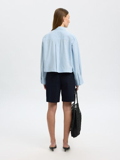 Blouses lange mouw blauw Selected FEMME