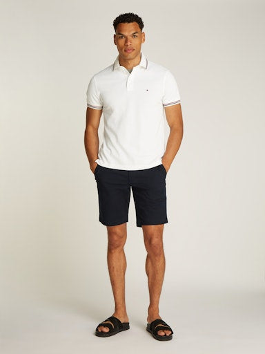Polo's korte mouw wit Tommy Hilfiger