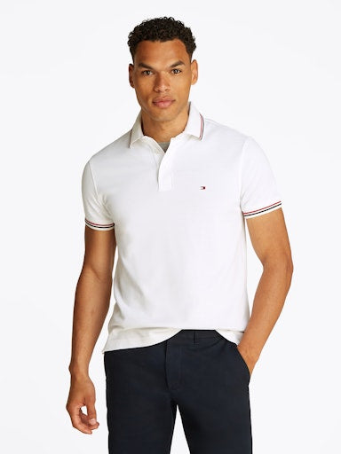 Polo's korte mouw wit Tommy Hilfiger
