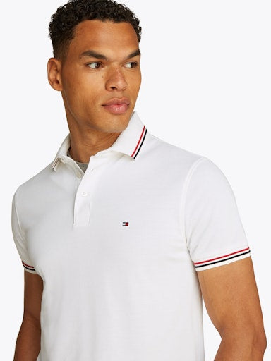 Polo's korte mouw wit Tommy Hilfiger