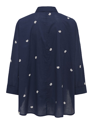 Blouses lange mouw navy ONLY Carmakoma