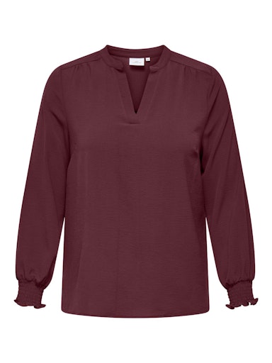 Blouses lange mouw rood ONLY Carmakoma