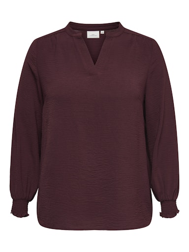 Blouses lange mouw bordeaux ONLY Carmakoma