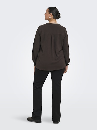 T-shirts korte mouw bruin ONLY Carmakoma