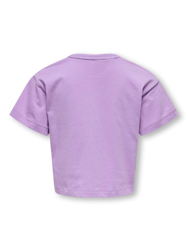 T-shirts korte mouw paars KIDS ONLY