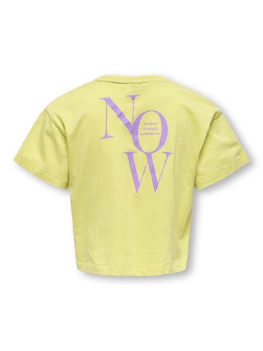 T-shirts korte mouw geel KIDS ONLY