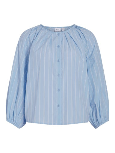 Blouses lange mouw blauw VILA