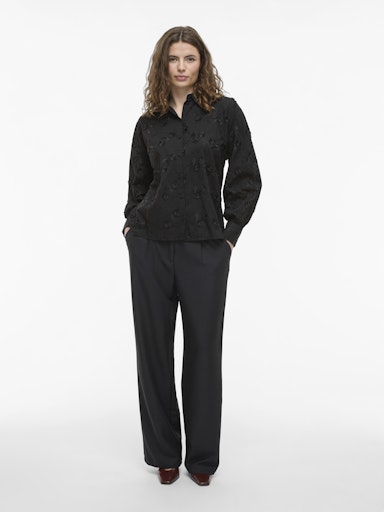 Blouses lange mouw zwart VILA