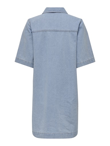 Jurken korte mouw blauw ONLY