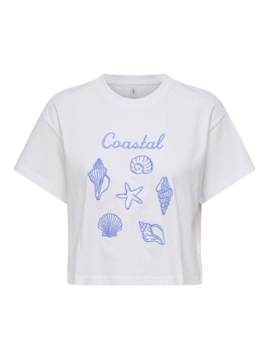 T-shirts korte mouw wit ONLY