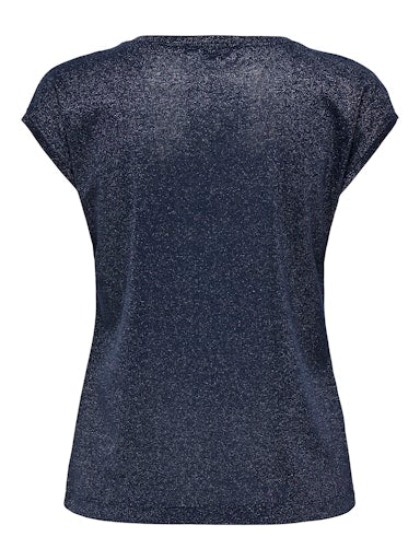 T-shirts korte mouw navy ONLY