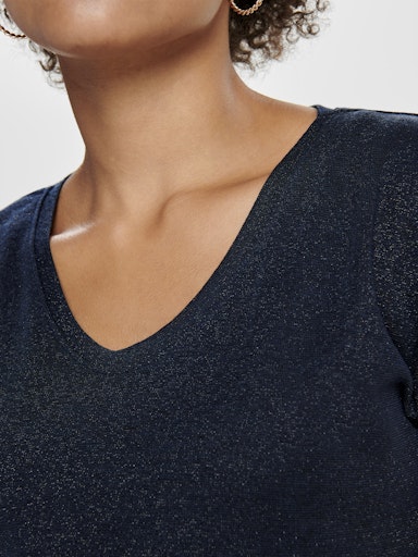 T-shirts korte mouw navy ONLY