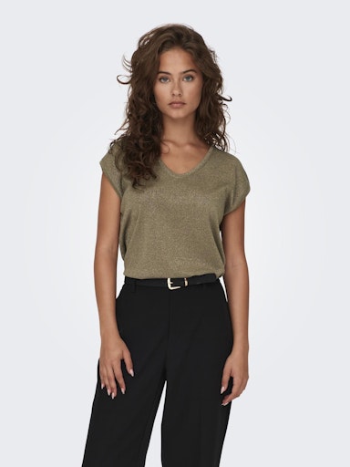 T-shirts korte mouw groen ONLY