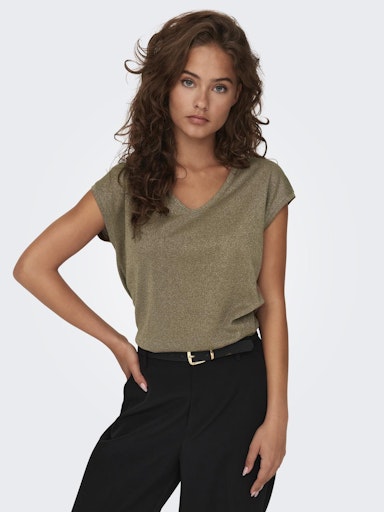 T-shirts korte mouw groen ONLY