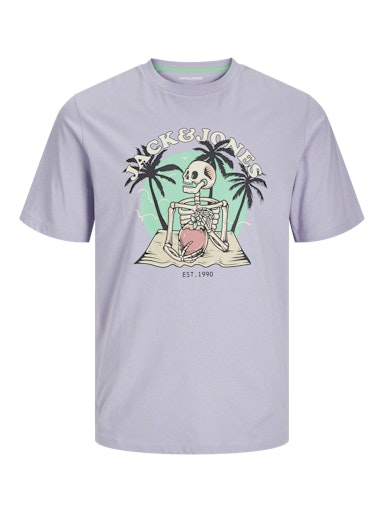 T-shirts korte mouw paars JACK & JONES JUNIOR