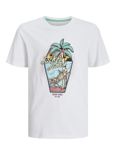 T-shirts korte mouw wit JACK & JONES JUNIOR