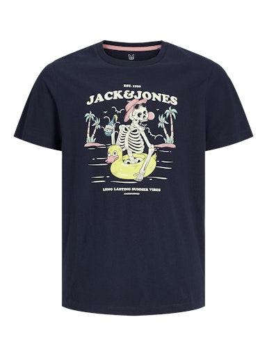 T-shirts korte mouw navy JACK & JONES JUNIOR