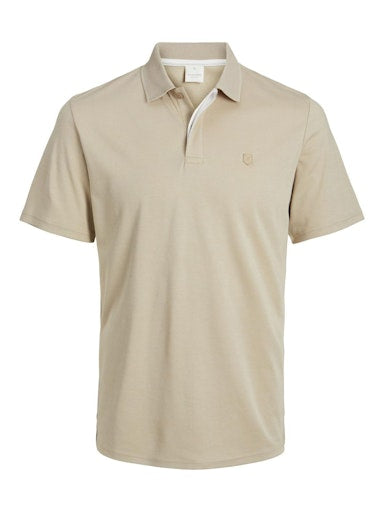 Polo's korte mouw beige JACK & JONES