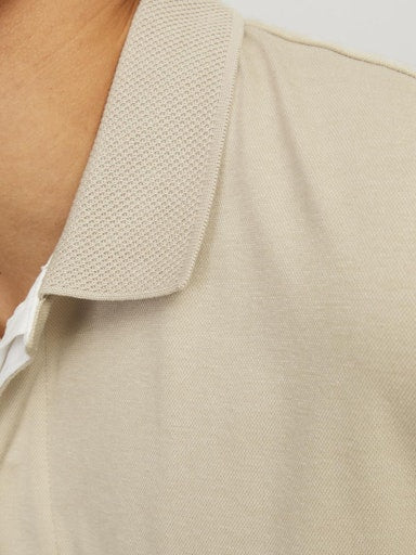 Polo's korte mouw beige JACK & JONES