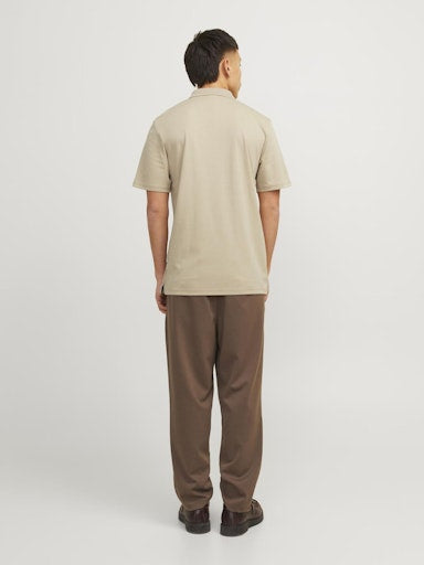 Polo's korte mouw beige JACK & JONES
