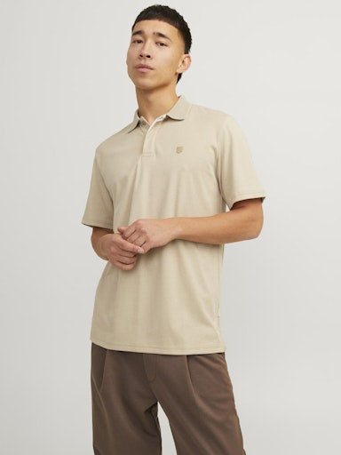Polo's korte mouw beige JACK & JONES