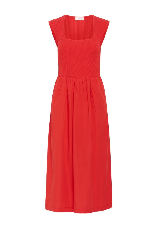 Jurken korte mouw rood Soaked In Luxury